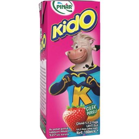 Resim Pınar Kido Çilekli Süt 180 ml 