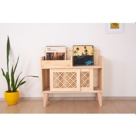 Resim Duden Çam Plak Depolama Ünitesi Doğal Ahşap Çam Ağacı 