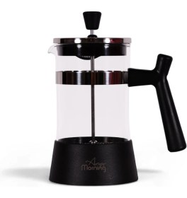 Resim Mediterian 600 ml Cam French Press, Kahve ve Bitki Çayı Demleme Aracı 