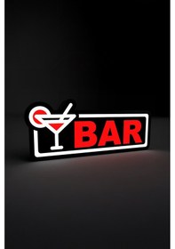 Resim Bar Kokteyl Dekoratif Aydınlatma Led Gece Lambası Çok Renkli 