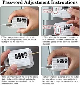 Resim Buzdolapları, Şarap Soğutucu, Pencere Çekmecesi için Buzdolabı Kodlu 2'li Paket Buzdolabı Kilidi 