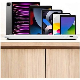 Resim Dokunmatik Kalem Beyaz Şarjlı Yedek Uçlu Android Ve Semeglbl - 50 İos Uyumlu 