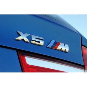 Resim Vs-garage Bmw X5m Yazı Amblemi Krom 220x28 Mm 122779891 