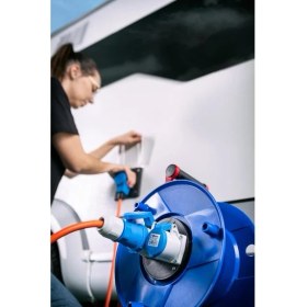 Resim Brennenstuhl Garant Serisi IP44 Cee 2 Girişli Kablo Makarası 25 Metre 