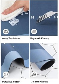 Resim Süper Emici Banyo Paspası 38 58 Cm Renkli 