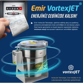 Resim Emir Endüstriyel Mutfak Toz Acı Biber Öğütücü Elektrikli Kuru Gıda Çekme Makinası Öğütücü Değirmen Makinesi 1500 Gr 28000 D 