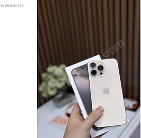 Resim Apple iPhone 16 Pro Max İkinci El TR | 256 GB | Çöl Titanyum 