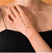 Resim Turktrove Minimalist 8 Numaralı Sonsuz Sembol Bilezik Kadın Parmak Zinciri Aksesuarmorcam Mor 