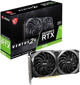 Resim MSI Oyun GeForce RTX 3060 12GB 15 Gbps GDRR6 192-Bit HDMI/DP PCIe 4 Torx İkiz Fan Amper OC Ekran Kartı (RTX 3060 Ventus 2X 12G OC) 