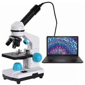 Resim Dailytech 2000x Zoom Biyolojik Hd Dijital Monoküler Mikroskop Kit Beyaz - Mavi - Siyah 