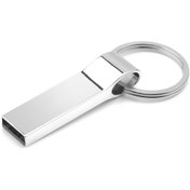 Resim Geeroyoo 32gb Çelik Usb Bellek, Taşınabilir, Çarpma Dirençli, Anahtarlık Bağlantılı, Gümüş Renk, Tak Ve Kullan 