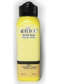 Resim Artdeco Akrilik Boya 140 Ml Kanarya Sarısı 