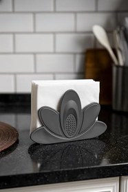 Resim Porsima L-0344 Dekoratif Kağıt Havluluk Masa Üstü Havlu Kağıtlık Peçetelik 4x12cm Siyah, L-0344 