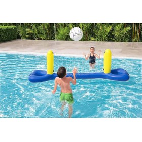 Resim TOYFEST Deniz Havuz Şişme Su Voleybolu Fileli Oyun Seti - 244 X 64 CM BW52133 