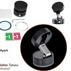 Resim Carub Telefon Tutucu Mıknatıslı Ayaklı Ayarlı Siyah Br5901090 Siyah 