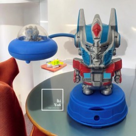 Resim İki Yedi Konsept Transformers 77-1 Mavi Masa Lambası Şarjlı Gece Lambası Çocuk Genç Odası Figür Objeler Kalemtıraşlı 