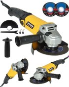 Resim Mager Avuç İçi Taşlama 115 Mm Devir Ayarlı 2 Adet Kesme Taşı 