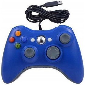 Resim Wholesale00 Xbox 360 Ve Pc İçin Usb Çift Titreşimli Gamepad, Mavi 