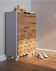 Resim Nesse Shop Nesse 8 Gözlü Ayakkabılık Ve Çok Amaçlı Dolap-modern, Kullanışlı Ve Fonksiyonel Tasarım 