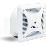 Resim Aircol 250 Sessiz Tavan Tipi Dekoratif Aspiratör Plastik Tuvalet Baca Fanı 120 M³/h 