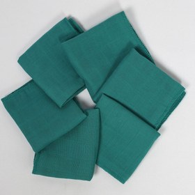 Resim LUCKKA 6'lı Müslin Ağız Mendili , Omuz Bezi , Ter Bezi Çift Kat Dikimli 35x20 cm - ZTAGIZMENDİLİ2 