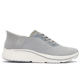 Resim Derimod Zero Kadın Gri Bağcıklı Kalın Tabanlı Sneaker 25SFE49556F 