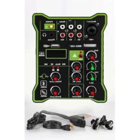 Resim Hakay Stüdyo Kayıt Için Ses Kartlı Mixer - 48V Phantom Power 