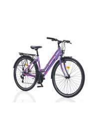 Resim Corelli Byme 28 Jant Mor Pembe Şehir Bisikleti Mor - Siyah 