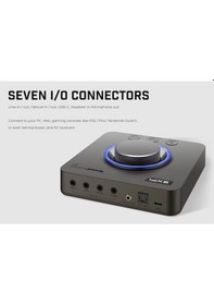 Resim Creative Sound Blaster X4 Hi-Res 24 Bit 192 kHz 7.1 Harici Ses Kartı 