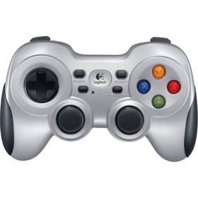 Resim G F710 Çift Titreşimli Geri Beslemeli Kablosuz Gamepad - Gri Logitech