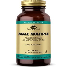 Resim SOLGAR Male Multiple Erkekler için Multivitamin & Mineral 60 Tablet 