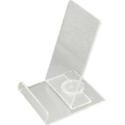 Resim SZYKD 10 Adet Akrilik Şeffaf Dönebilen Cep Telefonu Ekran Standı (6.8X7.8X10CM) (Yurt Dışından) 