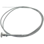 Resim Hot Rod'lar İçin Krom Evrensel 6 Ft Karbüratör Kablosu Çekme Gaz Kablosu 