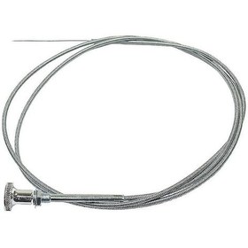 Resim Hot Rod'lar İçin Krom Evrensel 6 Ft Karbüratör Kablosu Çekme Gaz Kablosu 