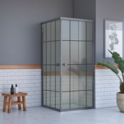 Resim Er-Duş Titan Köşe Girişli Duşakabin 80x120cm 