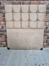 Resim Emba Mobilya Lora Tek Kişilik Baza Başlığı Bej 90 CM 