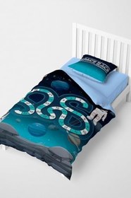 Resim MONOHOME Number Space Çocuk Nevresim Takımı 3D Pamuk Saten, monohome1924 