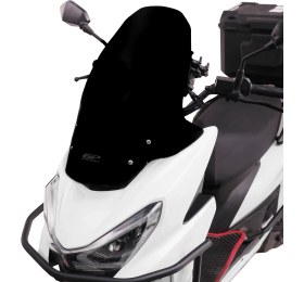 Resim GP Kompozit RKS Newlight 125 Pro 2022-2024 Uyumlu Ön Cam Siyah 60 cm 