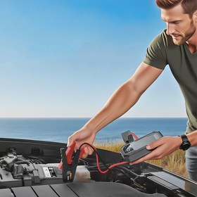 Resim Go Des GD-B635 LED Işıklı Araç Akü Acil Durum Takviye Güç Kaynağı 12V - Siyah 