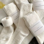 Resim 5 Çift Avustralya Orta Topuk Kadın Çorapları, Düz Renk, Kalın Sıcak, Sonbahar Kış, Japon Uyku Çorapları, Doğum Sonrası Çoraplar 