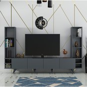 Resim MOBİLYA GEZEGENİ Large Tv Ünitesi Antrasit X2031 - 223 Cm 
