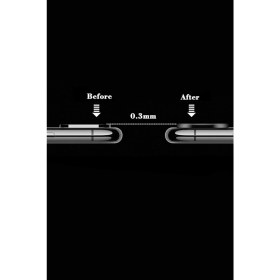 Resim Microcase x Metal Çerçeveli Tempered Glass Lens Koruma - Siyah 