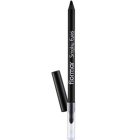 Resim Flormar Smoky Eyes Waterproof Eyeliner - Göz Kalemi No:001 Carbon Black 
