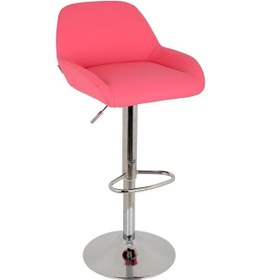 Resim Bürocci Texas Bar Taburesi - Pembe Deri - 9506S0120 Çok Renkli 