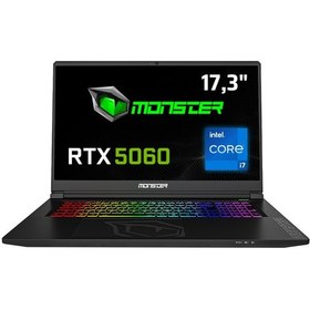 Resim Monster Tulpar T7 V26.2.5 i7-13620H 32 GB 1 TB SSD 8 GB RTX5060 17.3" W11H Dizüstü Bilgisayar 