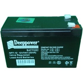 Resim Akü 12v 7ah / 20hr Dp12-7 Çocuk Arabası Deeppower 