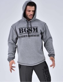 Resim BGSM Oversize Kapşonlu Kışlık Spor Sweatshirt 