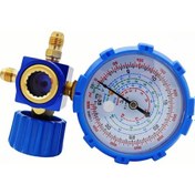 Resim Honeybeeshop Mavi Düşük Basınç 500 Psi Tek Vana Araba Klima Bakımı Onarımı Hassas Akış Kontrolü Metal Malzeme 