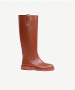 Resim Yargıcı Deri Binici Çizmesi 25kkay4054x 057 Kahverengi 