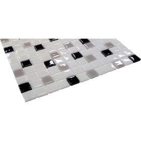 Resim MozaiKristaL Mutfak Tezgah Arası ve Tüm Yaşam Alanları İçin Cam Mozaik. Taş Ölçüleri: 25X25X5 Mm. File Ölçüsü: 31.5X31.5 cm. ( 1 Koli = 10 File = 1 m2 Fiyatıdır ) 